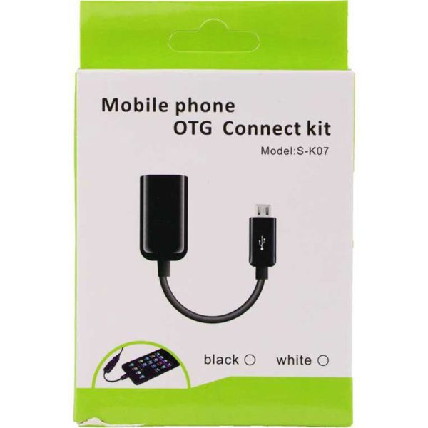 کابل S-K07 OTG 10cm پکدار ا S-K07 OTG 10cm Cable