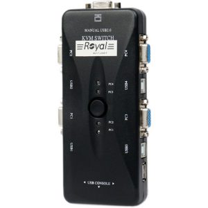 سوئیچ 4 پورت Royal مدل kvm-4uk-usb ا kvm-4uk-usb-4port — تصویر 2