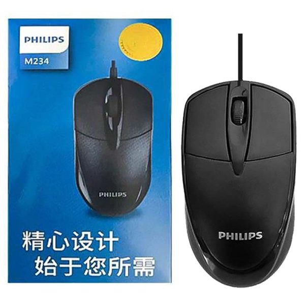 ماوس سیم دار Philips M234 کد 7115 - سیکاس کالا ماوس سیم دار Philips M234