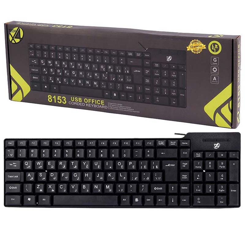 کیبورد X4Tech 8153 ا X4Tech 8153 Wierd Keyboard کد 7135 - سیکاس کالا کیبورد X4Tech 8153 ا X4Tech 8153 Wierd Keyboard