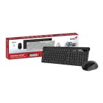 کیبورد و ماوس بی‌سیم جنیوس مدل SlimStar 8230 کد 7341 - 7343