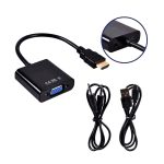 تبدیل HDMI به VGA به همراه پاور وخروجی صدا Dtech — تصویر 3