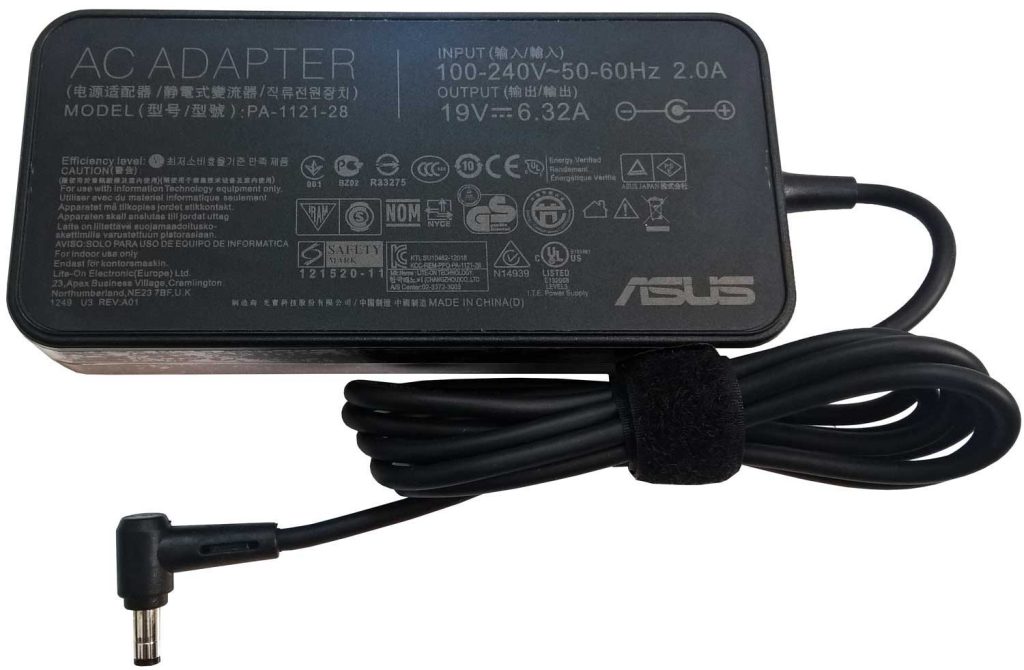 آداپتور لپ تاپ ایسوس 19V/6.32A مدل PA-1121-28 گرید a — تصویر 2