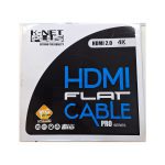 کابل HDMI کی نت پلاس 15 متری ورژن 2.0 فلت — تصویر 2