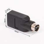 تبدیل PS2 نر به USB ماده مخصوص ماوس