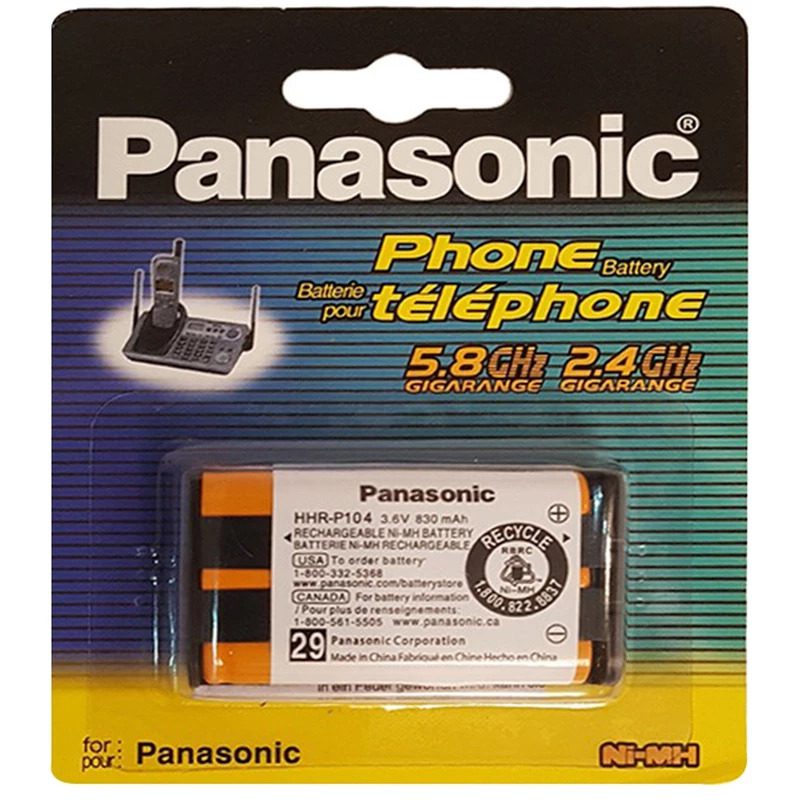 3883681 باطری تلفن بی سیم Panasonic HHR-P104/1B گرید A — تصویر 3