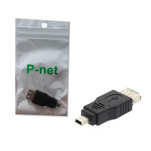 تبدیل USB به 5پین Mini USB (OTG) پی نت (P-NET) کد 4756 - سیکاس کالا تبدیل USB به 5پین Mini USB (OTG) پی نت (P-NET) — تصویر 2