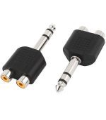 تبدیل دو AV به میکروفن 6.5MM استریو
