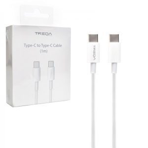 کابل تایپ سی به تایپ سی (Type-C to Type-C) ترکا (TREQA) طول 1 متر مدل CA-1015 — تصویر 2