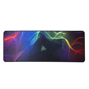 ماوس پد گیمینگ RAZER رنگین کمانی موج دار 30*70 سانتی — تصویر 2