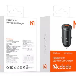 شارژر فندکی 33 وات مک دودو مدل c-c232 — تصویر 2