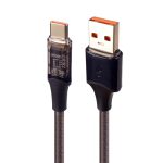 کابل تبدیل USB به Type-C مک دودو مدل Super Charge Transporent CA-209 100W طول 1.2 متر — تصویر 2