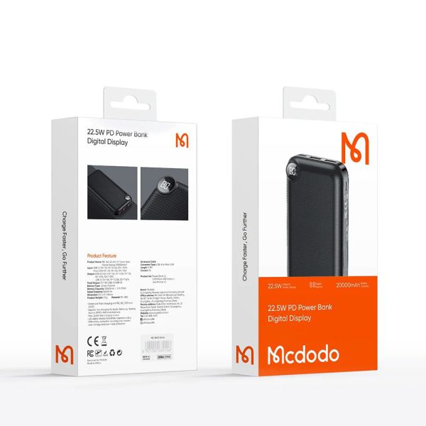 پاوربانک مک دودو 20000mAh مدل MC-716