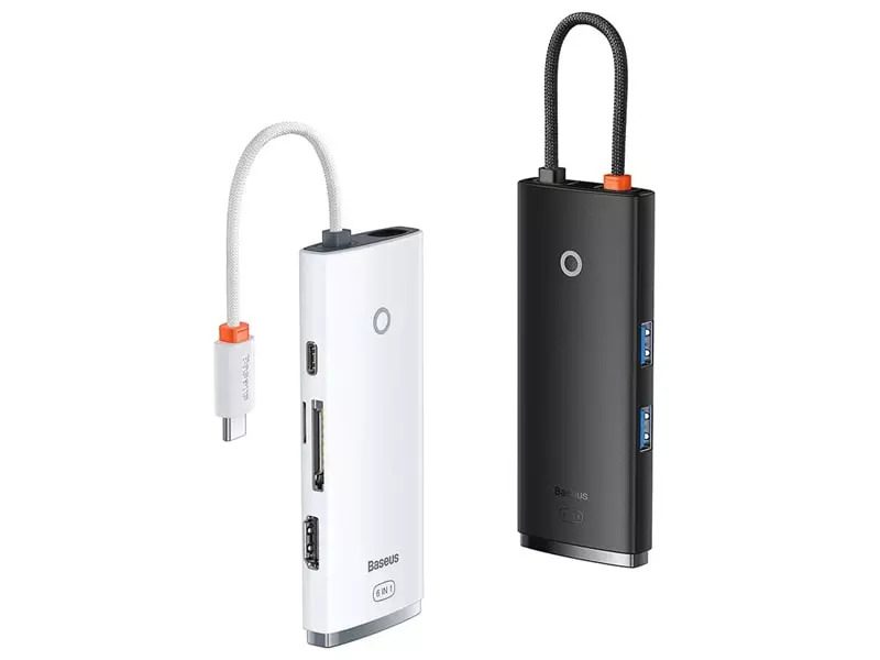 هاب USB-C شش پورت بیسوس مدل Lite WKQX050101 — تصویر 6