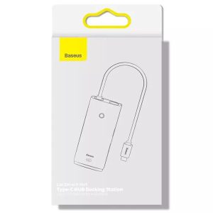 هاب USB-C شش پورت بیسوس مدل Lite WKQX050101 — تصویر 5