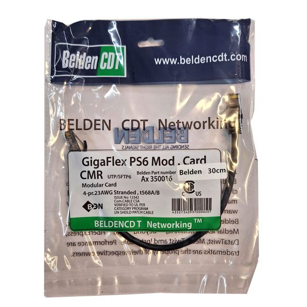 پچ کورد بلدن Cat6 UTP متراژ 30 سانتی کد 7874-8555 — تصویر 3
