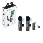 میکروفن یقه ای بی سیم مدل K9 Dual Type-C