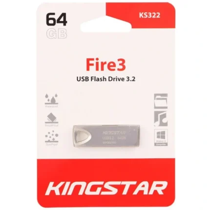 فلش مموری کینگ استار مدل KS322 Fire3 ظرفیت 64 گیگابایت