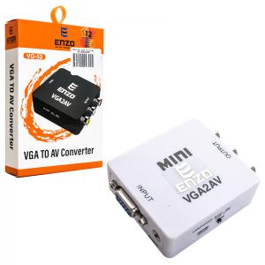 تبدیل VGA به AV انزو (ENZO) مدل VG-52 کد 7820 - سیکاس کالا تبدیل VGA به AV انزو (ENZO) مدل VG-52