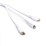 کابل 3 سر اندروید تایپ سی آیفون ترکا (TREQA) 20W مدل CA-868 — تصویر 3