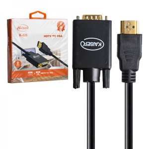 کابل HDMI TO VGA برند KAISER مدل K626 (1.8 متری) — تصویر 2