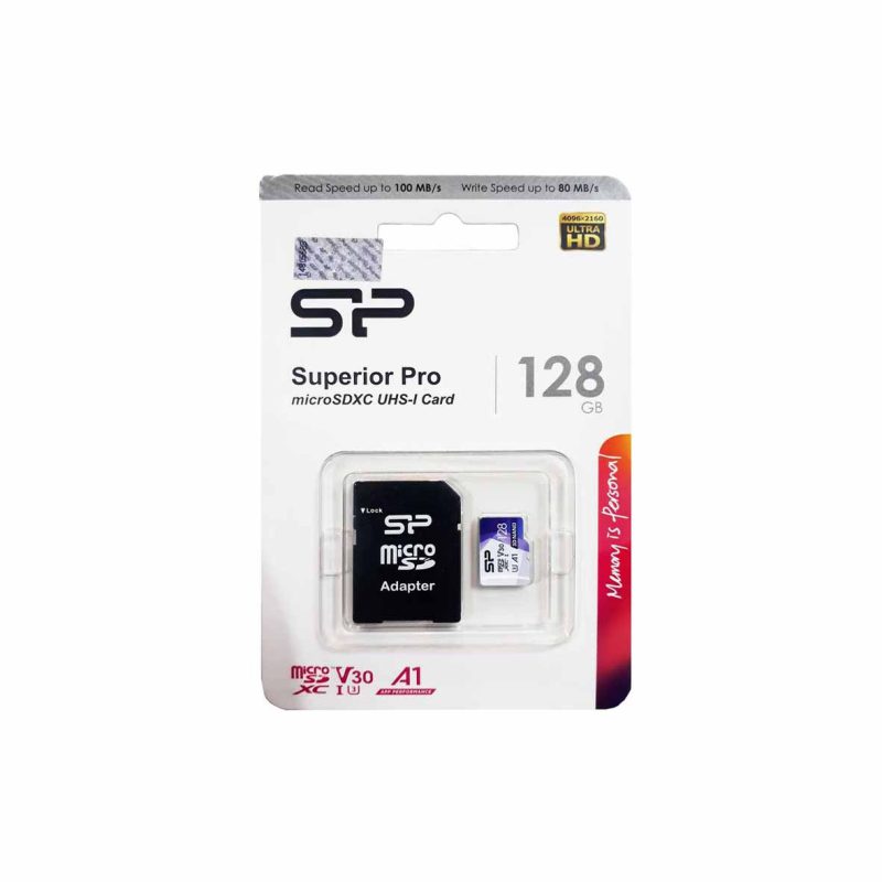 کارت حافظه سیلیکون پاور مدل SP Superior Pro microSDXC UHS-I 128GB 100MB — تصویر 4
