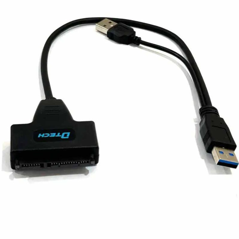 تبدیل USB2 TO SATA پاوردار برند DTECH — تصویر 3