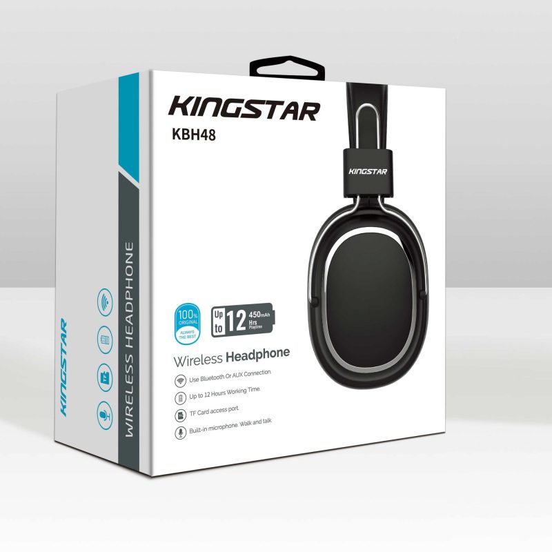 هدفون بی سیم کینگ استار مدل KBH48 کد 4242-7985 — تصویر 3