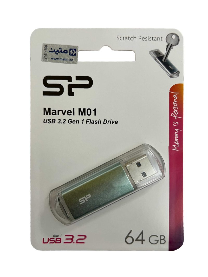 فلش مموری USB 3.2 سیلیکون پاور مدل Silicon Power Marvel M01 64GB