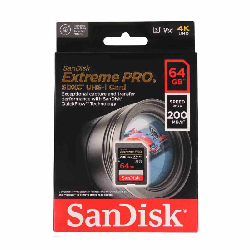 کارت حافظه سن دیسک مدل 64GB Extreme Pro