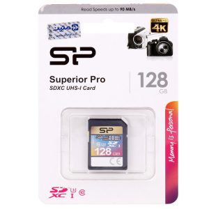 کارت حافظه 128 گیگابایت SD سیلیکون پاور Superior Pro SDXC UHS-I کلاس C10 U3