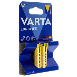 باطری قلمی مدل لانگ لایف 2 عددی زرد وارتا VARTA — تصویر 2