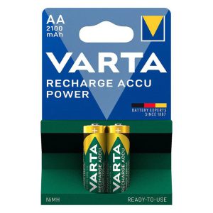 باطری قلمی قابل شارژ وارتا مدل ACCU power Ready-to-use 2100 بسته دو عددی