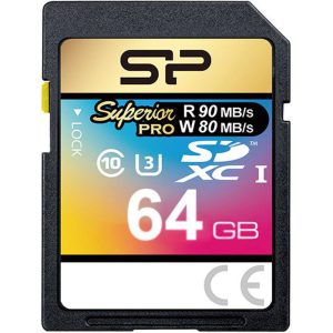 کارت حافظه 64 گیگابایت SD سیلیکون پاور Superior Pro SDXC UHS-I کلاس C10 U3 — تصویر 2