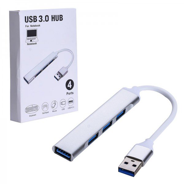 هاب 4 پورت USB 3.0 فلزی کی لینک مدل K-8194