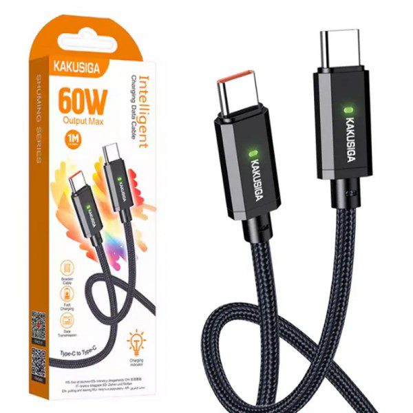 کابل USB-C کاکومدل KSC-967 طول 1 متر کد 8033 - سیکاس کالا کابل USB-C کاکومدل KSC-967 طول 1 متر