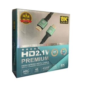کابل HDMI کیفیت 8K ورژن 2.1 طول 5 متر PREMIUM — تصویر 6