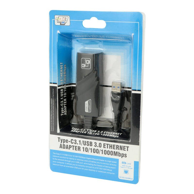 Convert-LAN-To-USB3-1 تبدیل USB3.0 به LAN RJ45 سرعت 10/100 USB3 to LAN Ethernet Adapter — تصویر 2