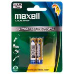 باطری نیم قلم مکسل مدل ALKALINE BATTERY بسته دو عددی کارتی — تصویر 3