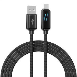 کابل تبدیل USB به Type-C هیسکا مدل LX-19AC طول 1 متر — تصویر 2