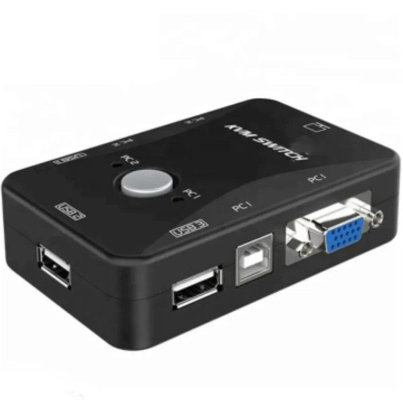 KVM سوئیچ 2 پورت USB دستی اورجینال — تصویر 2
