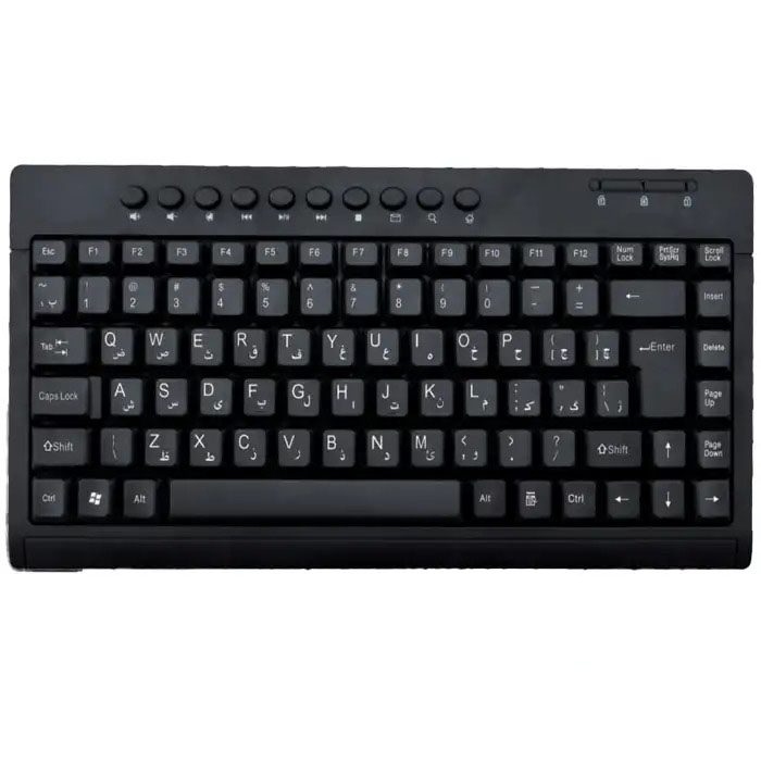 c54697fd5974c487d976b0f929a7ba73 کیبورد سیمی مینی ایکس پی XP مدل XP-9000N