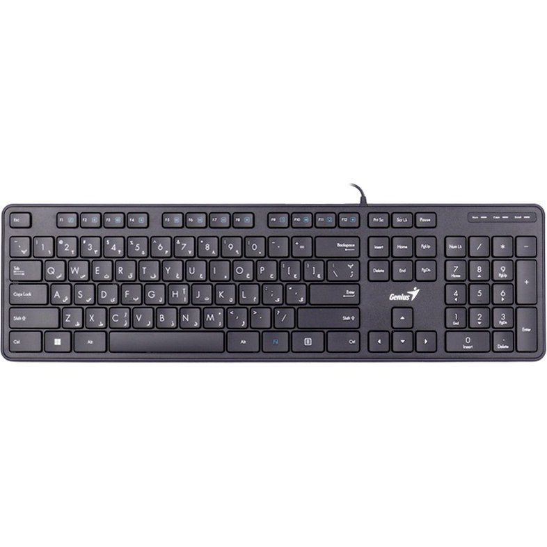 کیبورد سیمی جنیوس مدل SlimStar M200 کد 8178 - سیکاس کالا کیبورد سیمی جنیوس مدل SlimStar M200 — تصویر 4
