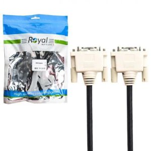 کابل ROYAL 1.8M DVI کد 8252 - سیکاس کالا کابل ROYAL 1.8M DVI — تصویر 3