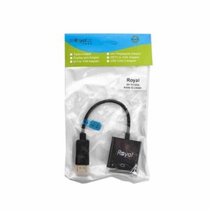 تبدیل DISPLAYPORT به VGA برند رویال ROYAL