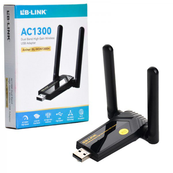 دانگل-wifi-شبکه-آنتن-دار-ال-بی-لینک-lb-link-مدل-bl-wdn1300h دانگل WIFI شبکه آنتن دار Dual Band ال بی لینک (LB-LINK) مدل BL-WDN1300H