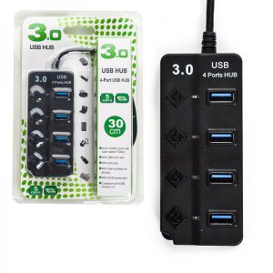 هاب 4 پورت USB 3.0 کی لینک (KLINK) مدل K-504 کد 8147 - سیکاس کالا هاب 4 پورت USB 3.0 کی لینک (KLINK) مدل K-504
