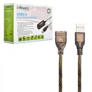 کابل افزایش طول 2.0 USB رویال (Royal) طول 15 متر برددار کد 8237 - سیکاس کالا کابل افزایش طول 2.0 USB رویال (Royal) طول 15 متر برددار