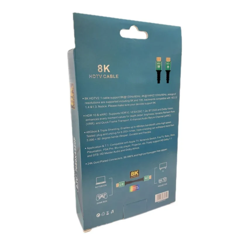 کابل 3 متری HDMI 8K رویال Royal — تصویر 3