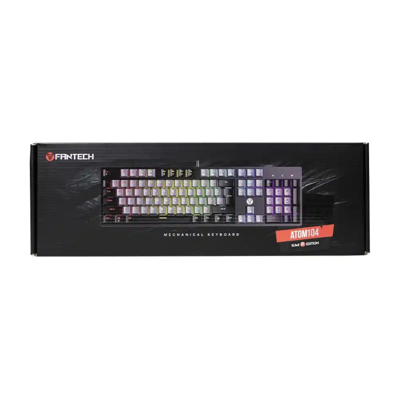 کیبورد باسیم گیمینگ فنتک مدل ATOM104 MK886V2 سوییچ قرمز کد 8353-8354 — تصویر 2